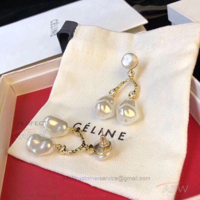Perfect Replica Celine Preclous Pearls Woman Earrings